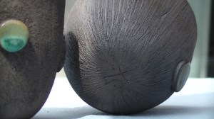 Verre terre noire émaillé intérieur